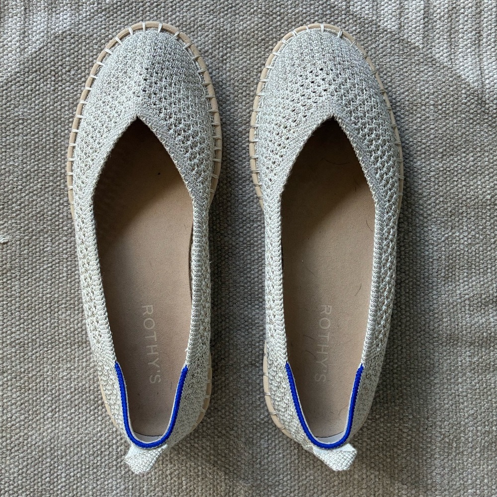 Rothy's The Espadrille - Diamond Metallic